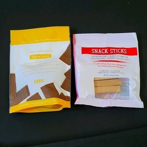 Barkbox duck treats and snack sticks